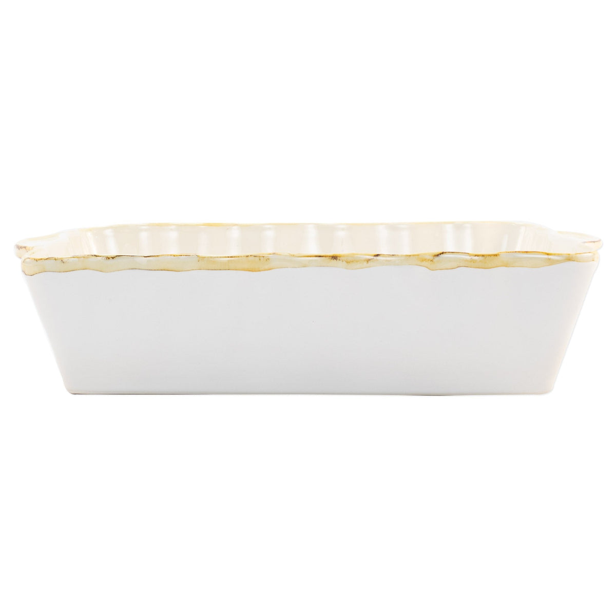 Italian Bakers White Large Rectangular Baker by VIETRI