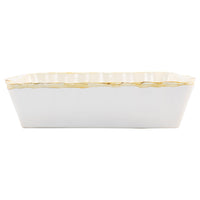 Italian Bakers White Large Rectangular Baker by VIETRI