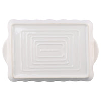Italian Bakers White Large Rectangular Baker by VIETRI