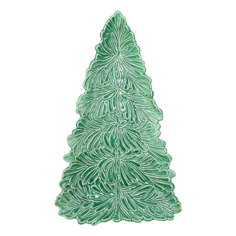 Lastra Holiday Figural Tree Small Platter by VIETRI