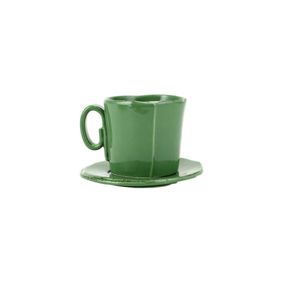 Lastra Green Espresso Cup & Saucer