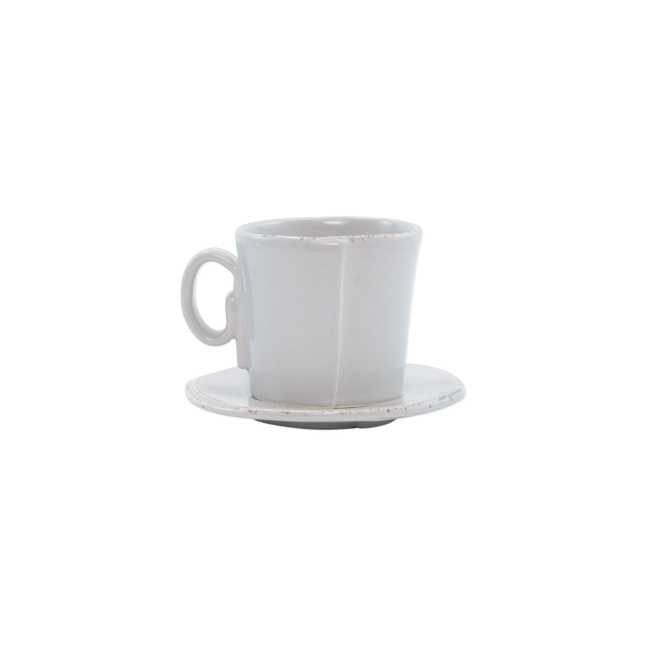 Lastra Espresso Cup & Saucer | Italian Espresso Cup Set – VIETRI