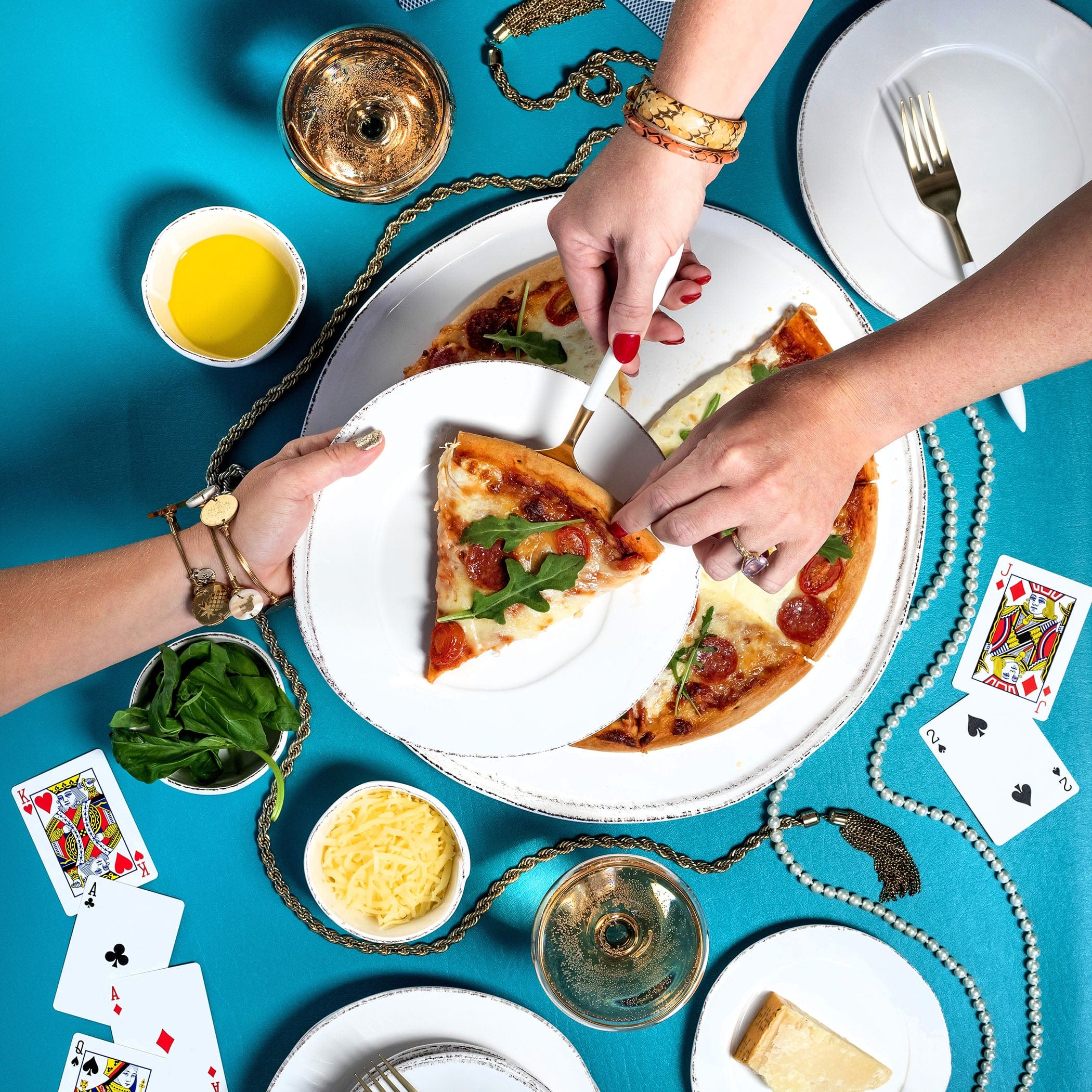Lastra White Pizza Platter – VIETRI