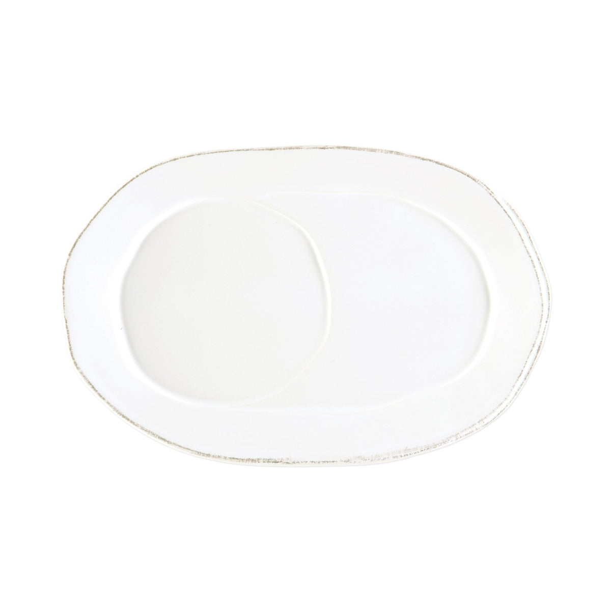 Lastra Oval Tray by VIETRI