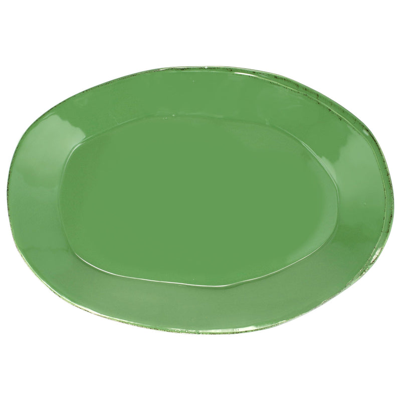 Lastra Green Oval Platter