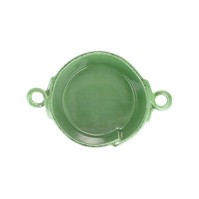 Lastra Green Small Handled Bowl