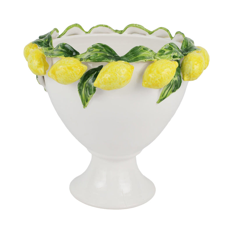 Limoni Figural Footed Cachepot