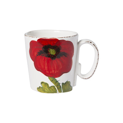 Lastra Poppy Mug by VIETRI