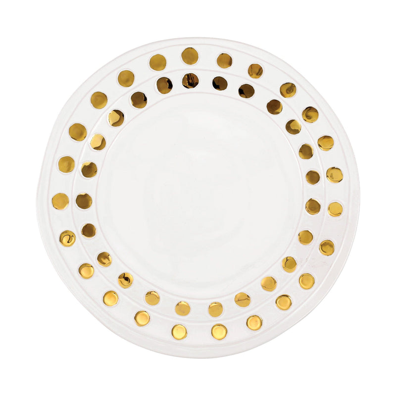 Medici Gold Medium Round Platter