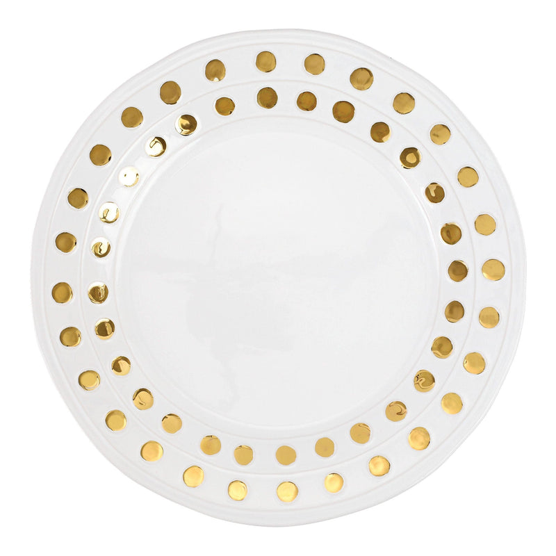 Medici Gold Large Round Platter