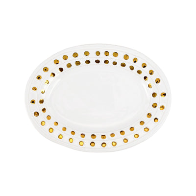 Medici Gold Medium Oval Platter