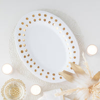 Medici Gold Medium Oval Platter Alternate View1