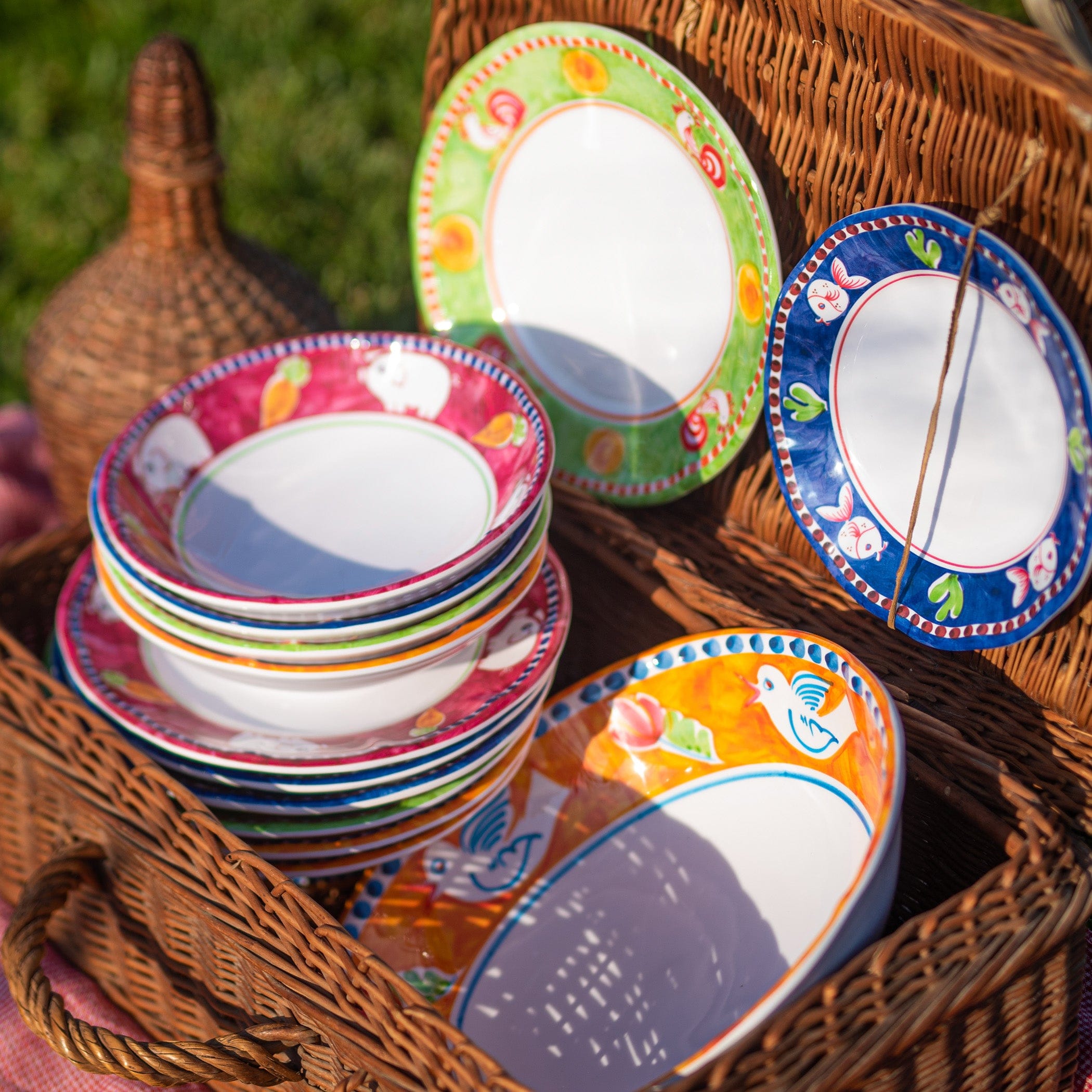 Melamine Campagna Gallina Dinner Plate – VIETRI