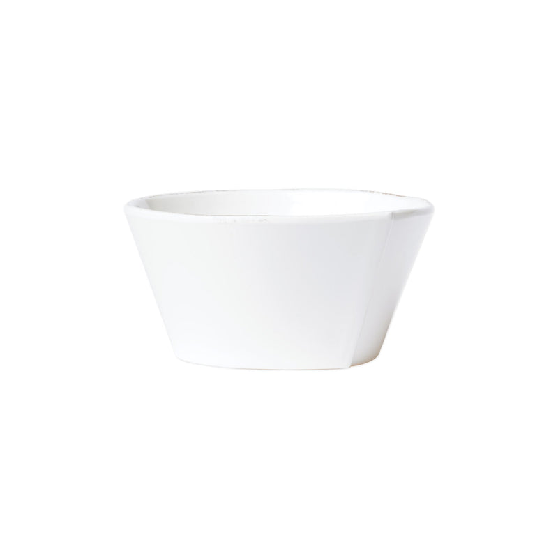 Melamine Lastra White Stacking Cereal Bowl by VIETRI