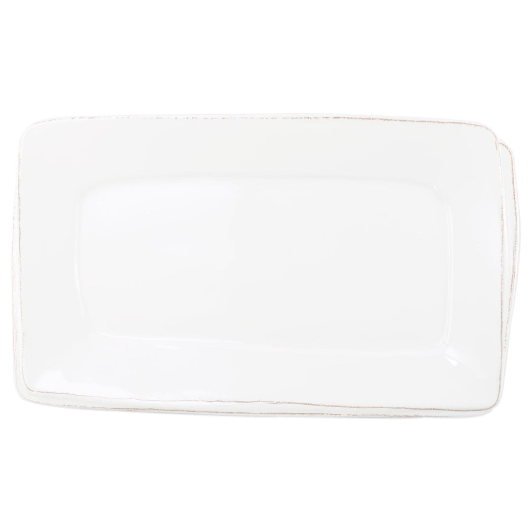Melamine Lastra White Rectangular Platter – VIETRI