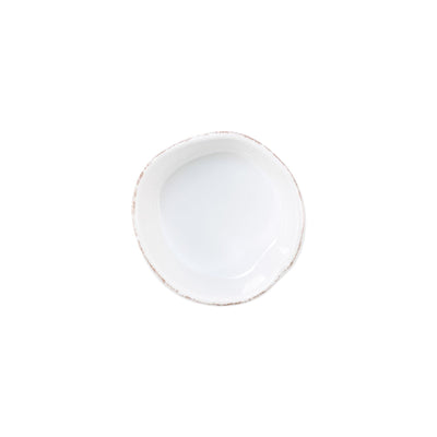 Melamine Lastra White Condiment Bowl by VIETRI