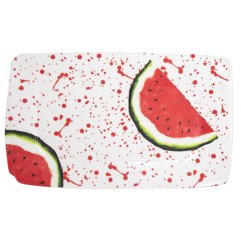 Melamine Fruit Watermelon Rectangular Platter by VIETRI