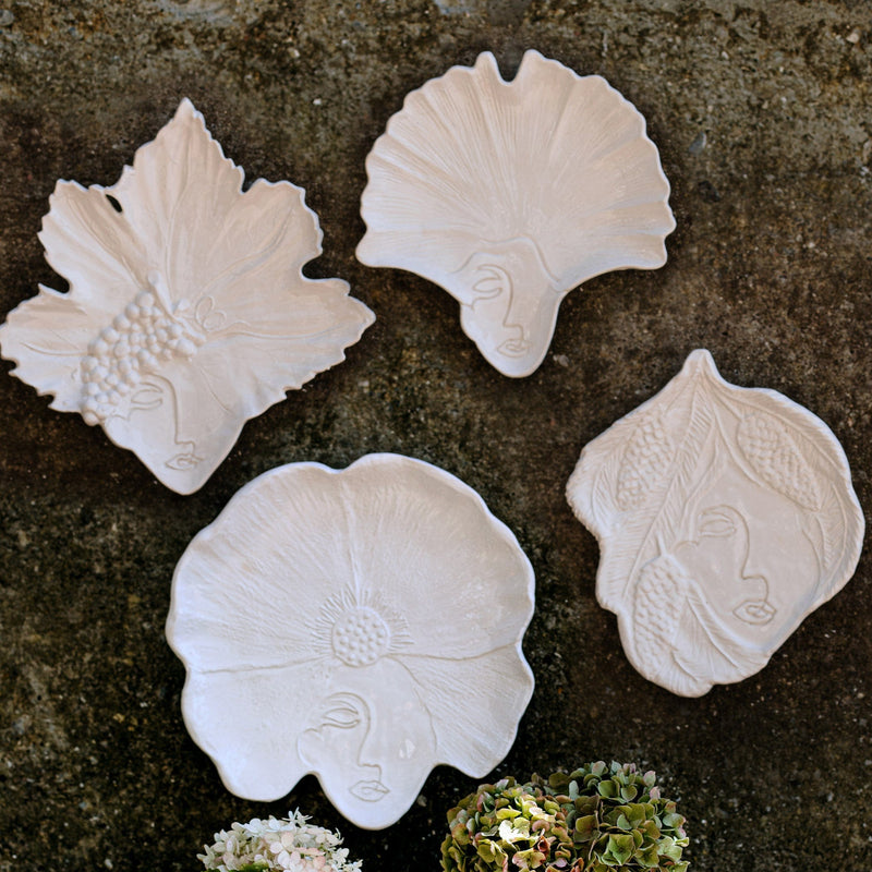 Modi Gingko Leaf Wall Plate