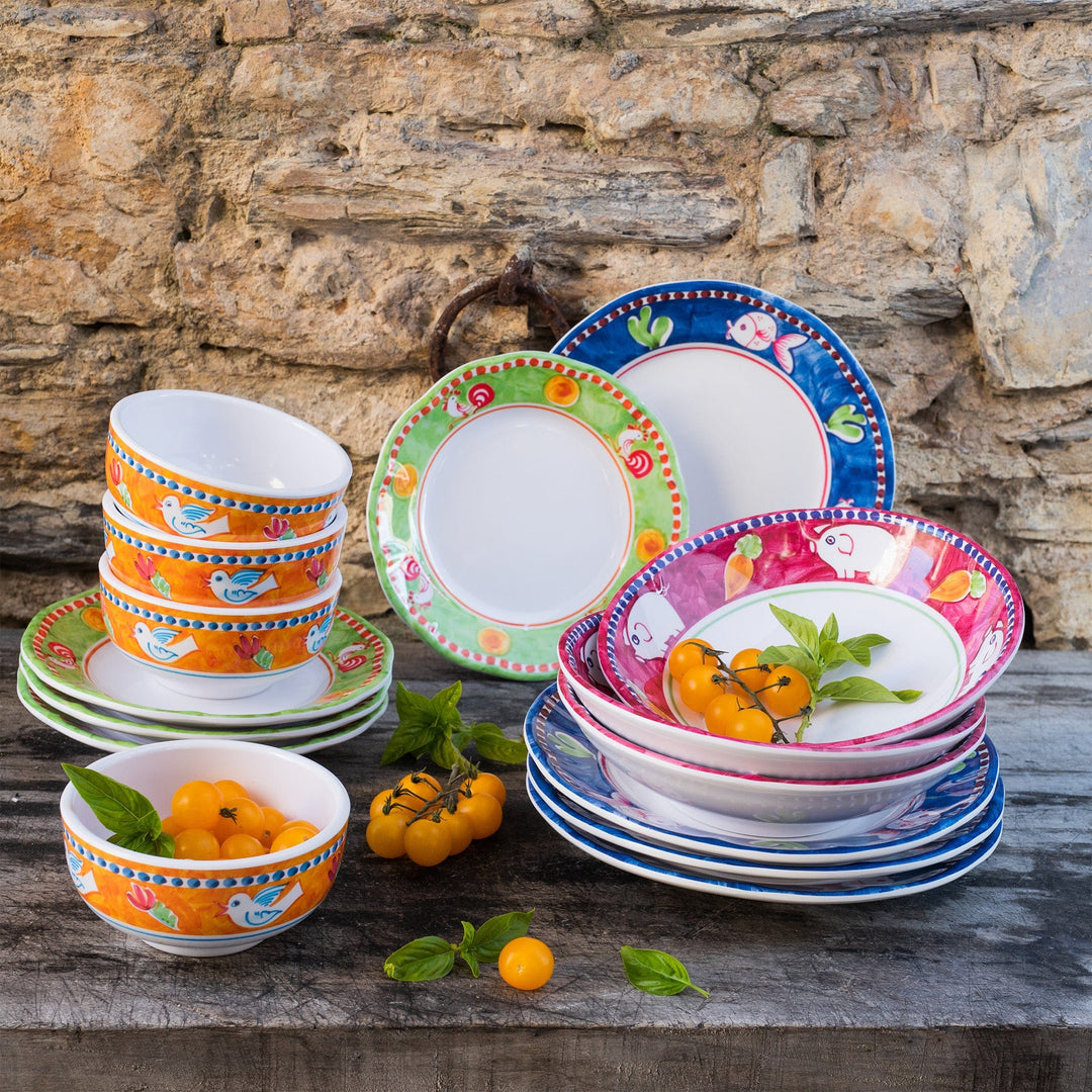 Dinner Plates Melamine Pasta Bowls For Sale CYNTHIA ROWLEY Tuscan