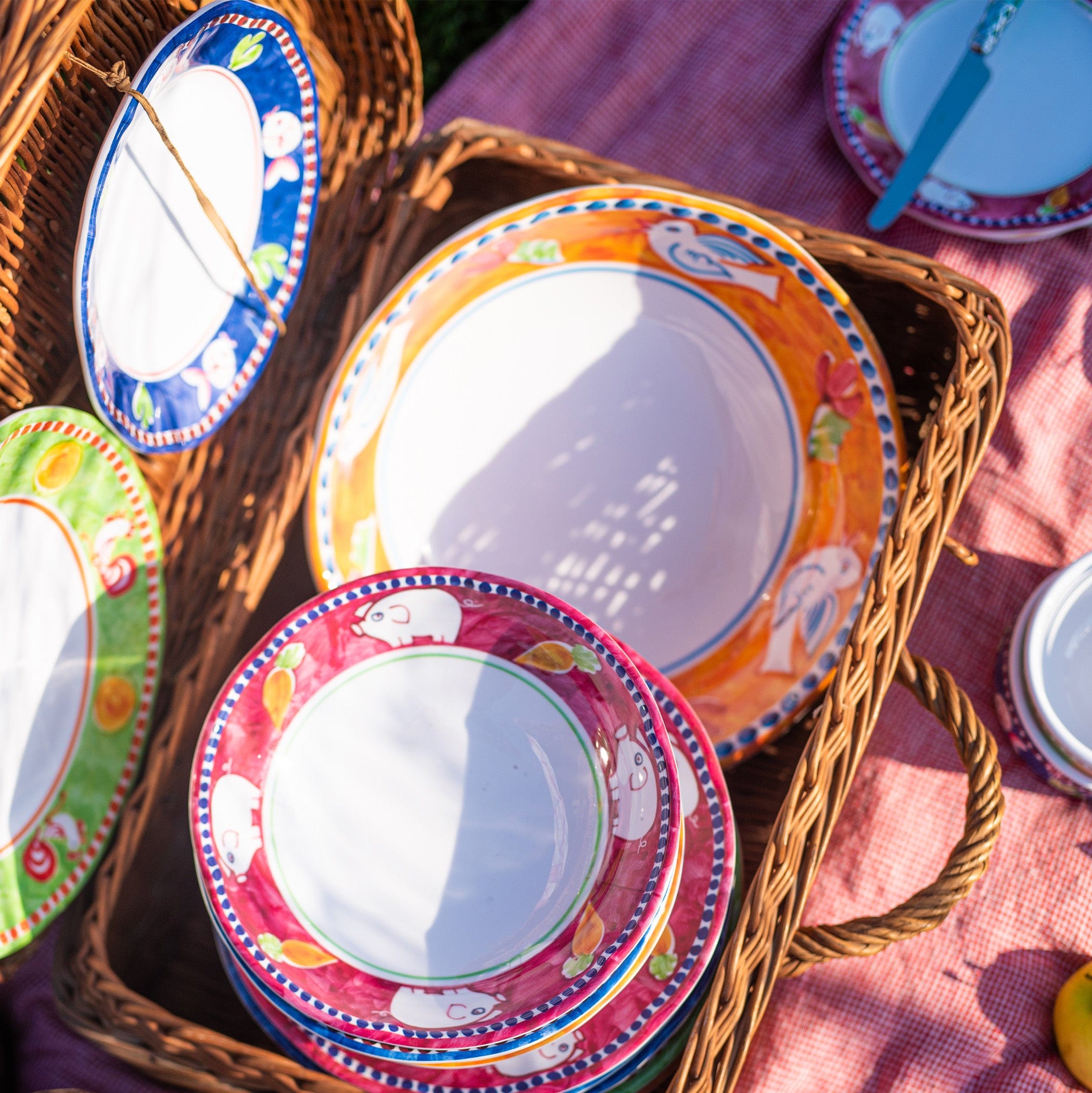 Melamine Campagna Porco Pasta Bowl – VIETRI