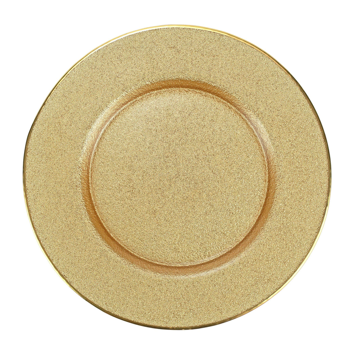 Metallic Glass Slate Service Plate/Charger
