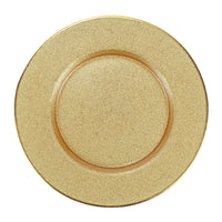 Metallic Glass Slate Service Plate/Charger