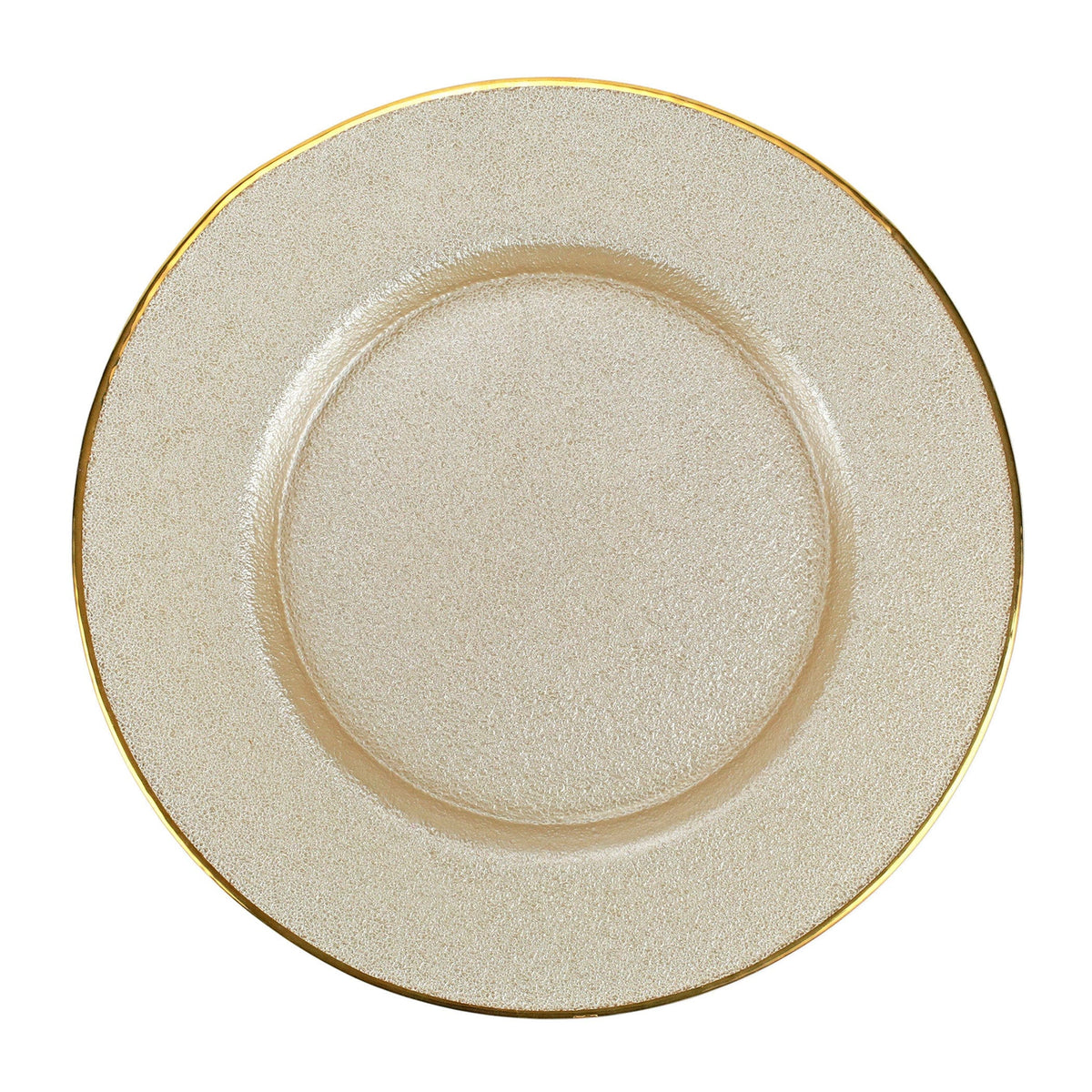 Metallic Glass Slate Service Plate/Charger