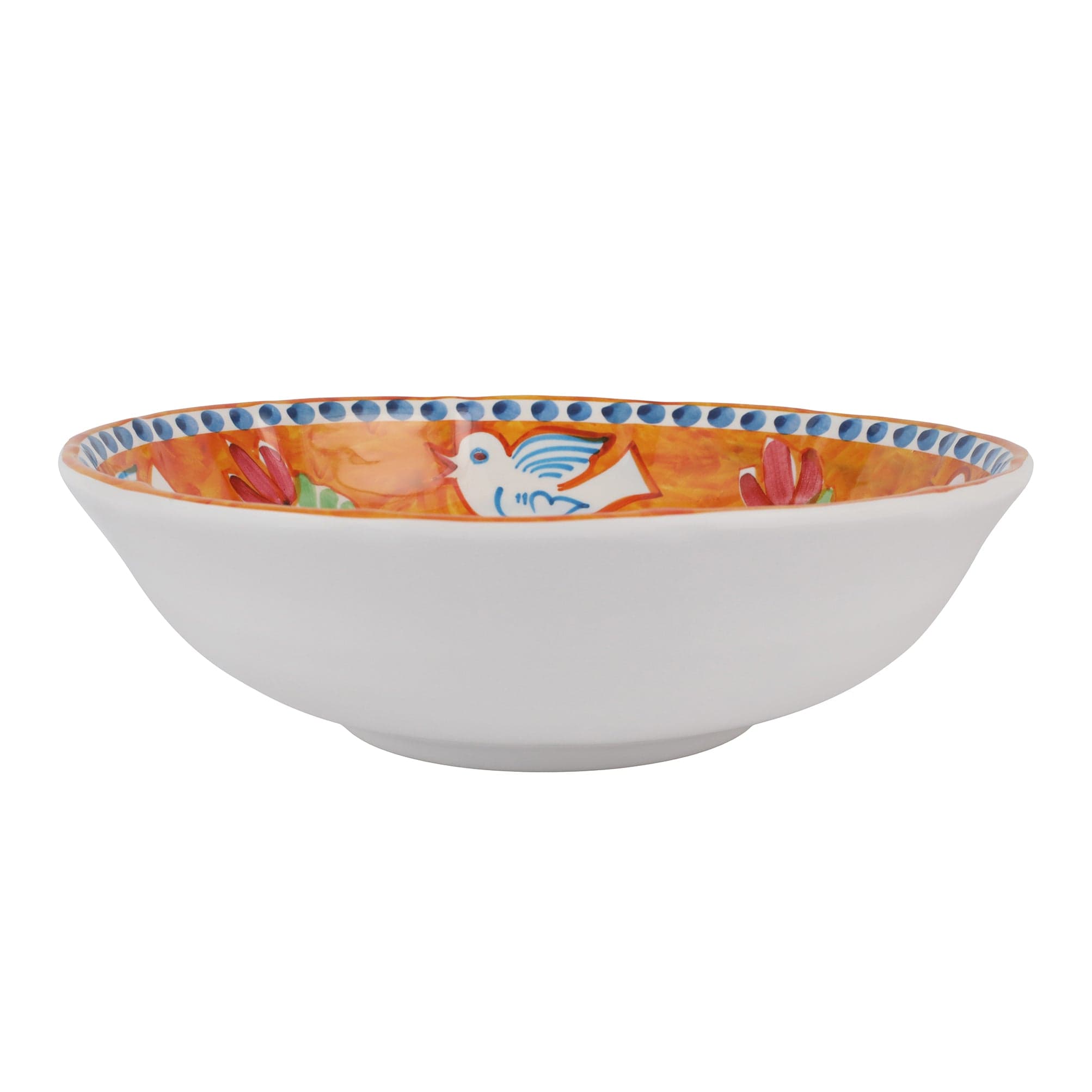 Vietri Campagna Melamine Serving Bowl | Uccello - Thumbnail 2