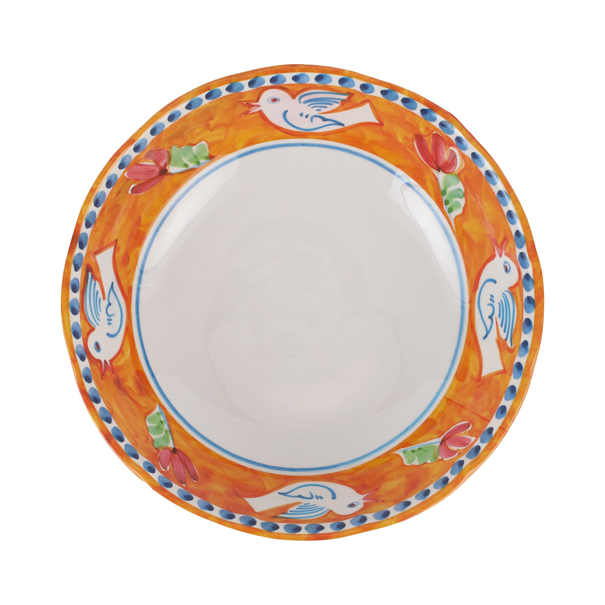 Vietri Campagna Melamine Serving Bowl | Uccello - Thumbnail 5