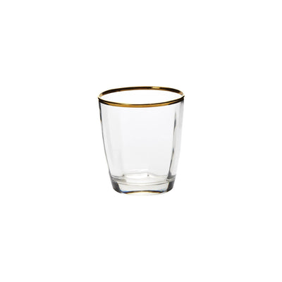 Optical Gold Double Old Fashioned by VIETRI