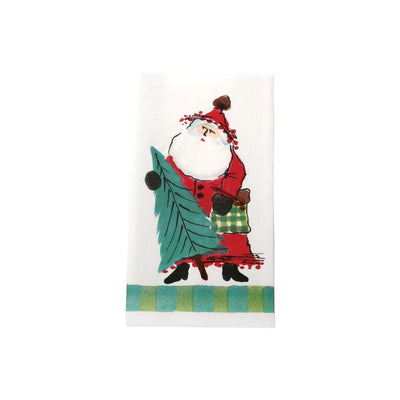 Old St. Nick Paper Guest Towels - Green by VIETRI