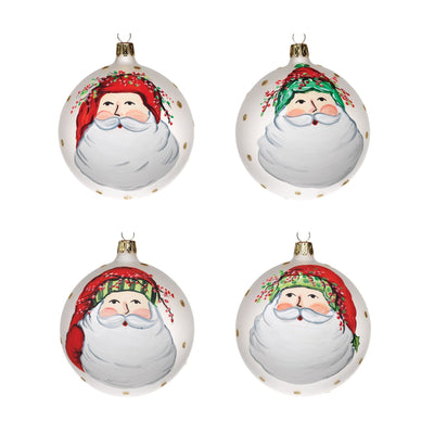 Old St Nick Assorted Ornament - Set of 4 by VIETRI