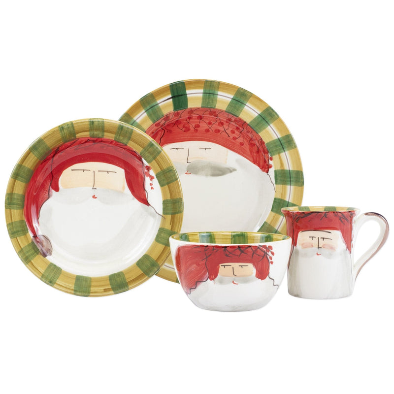 Old St. Nick Red Hat Four-Piece Place Setting by VIETRI