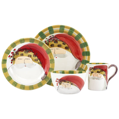 Old St. Nick Animal Hat Four-Piece Place Setting by VIETRI