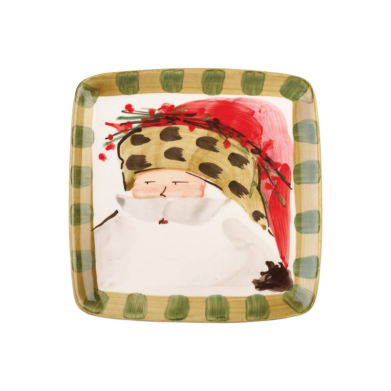 Old St. Nick Square Salad Plate - Animal by VIETRI