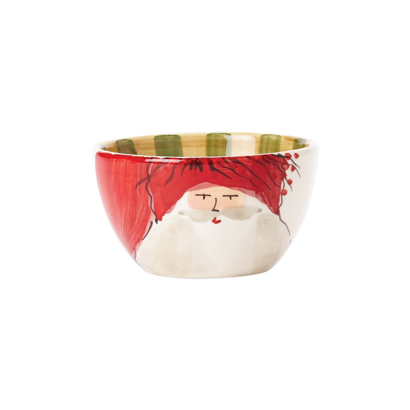 Old St Nick Cereal Bowl - Red Hat by VIETRI