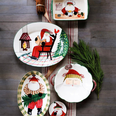Old St. Nick Cocktail Plates - Set of 4