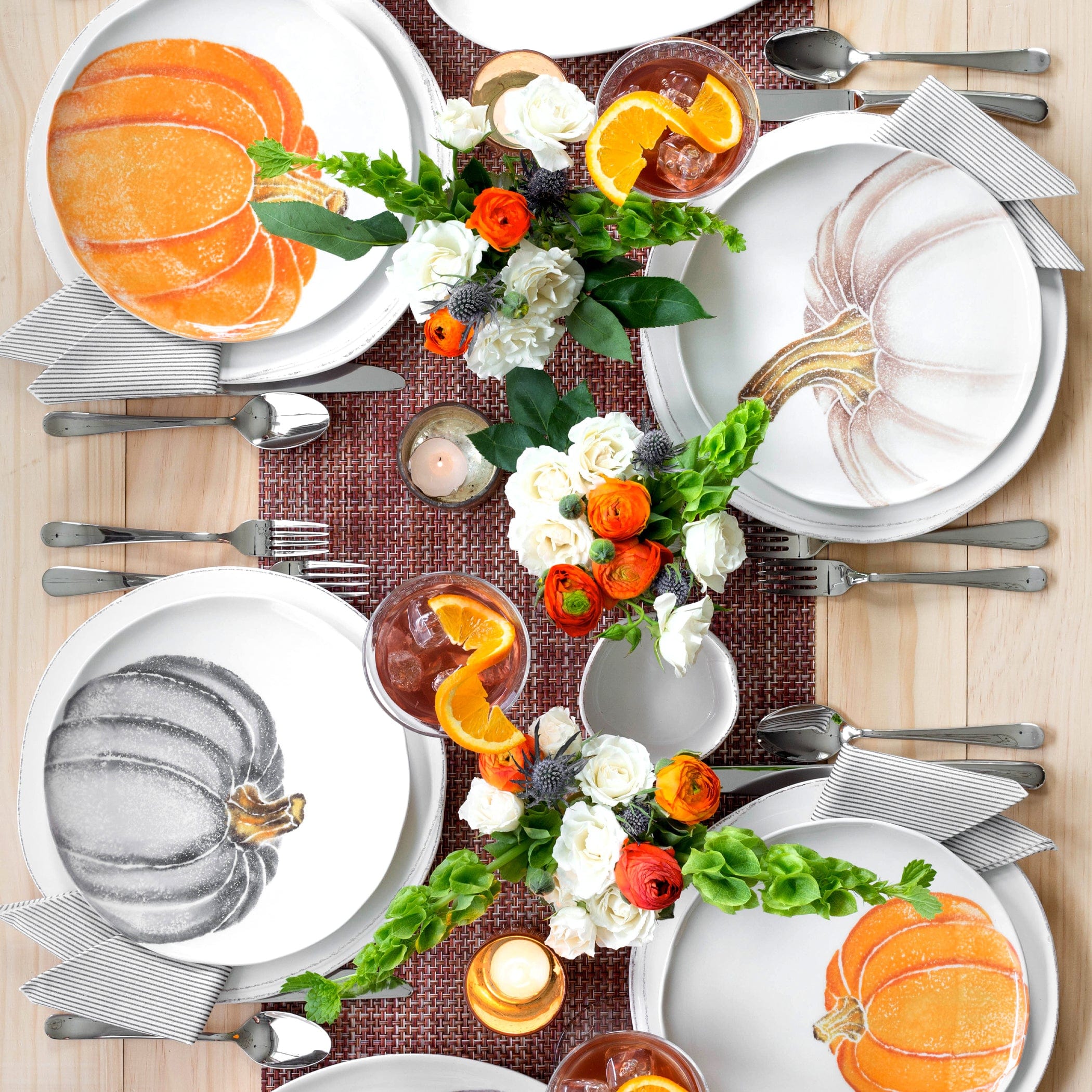 Pumpkins Salad Plate - White Medium Pumpkin – VIETRI
