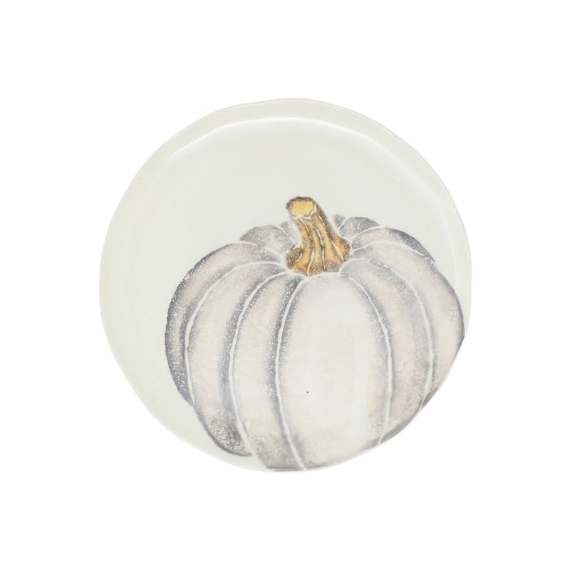 Pumpkins Salad Plate - Gray Medium Pumpkin by VIETRI