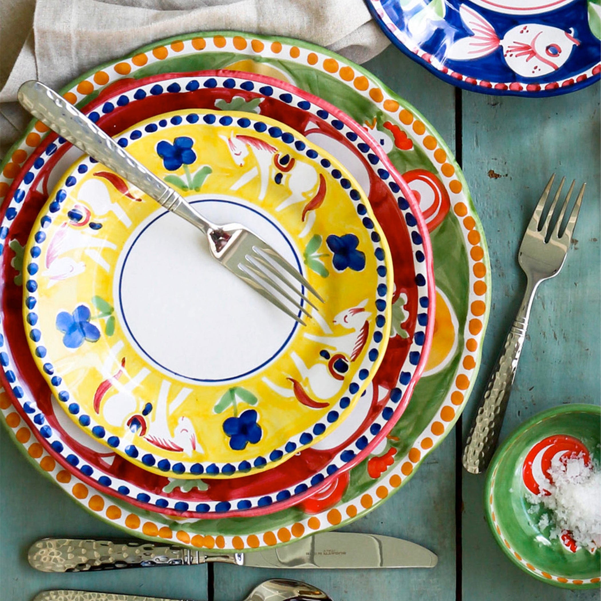 Porco Italian Dinner Plate | Hand Painted Ceramic Plate – VIETRI