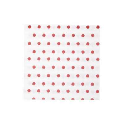 Papersoft Napkins Red Dot Dinner Napkins (Pack of (20) by VIETRI