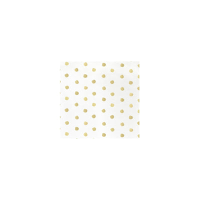 Papersoft Napkins Linen Dot Cocktail Napkins (Pack of 20) by VIETRI