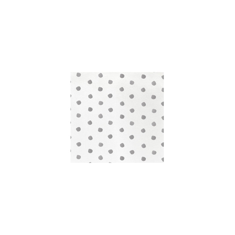 Papersoft Napkins Dot Light Gray Cocktail Napkins (Pack of 20) by VIETRI