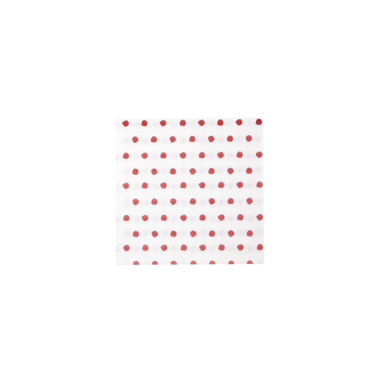 Papersoft Napkins Red Dot Cocktail Napkins (Pack of 20) by VIETRI