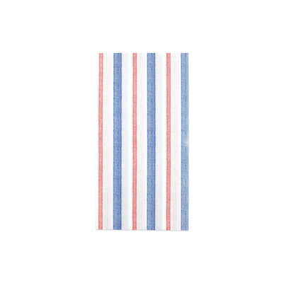 Papersoft Napkins Americana Stripe Guest Towels (Pack of 20) by VIETRI