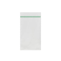 Papersoft Napkins Fringe Green Guest Towels (Pack of 20)