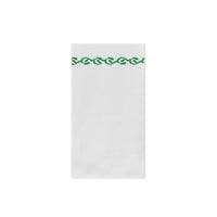 Papersoft Napkins Florentine Green Guest Towels (Pack of 20)