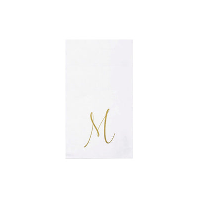 Papersoft Napkins Monogram Guest Towels - M (Pack of 20)