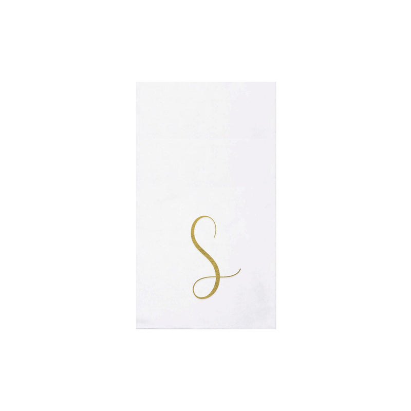 Papersoft Napkins Monogram Guest Towels - S (Pack of 20)