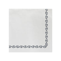 Papersoft Napkins Florentine Gray Dinner Napkins (Pack of 20)